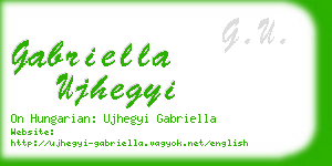 gabriella ujhegyi business card